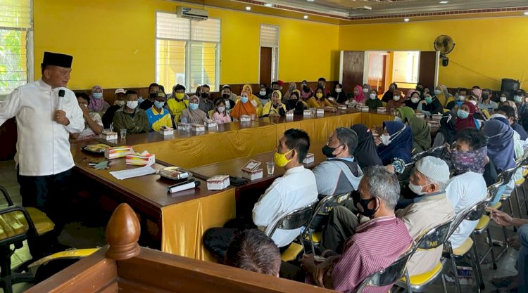 Lodewijk F Paulus saat konsolidasi dengan Pasukan Darat dan pengurus Golkar/Ist