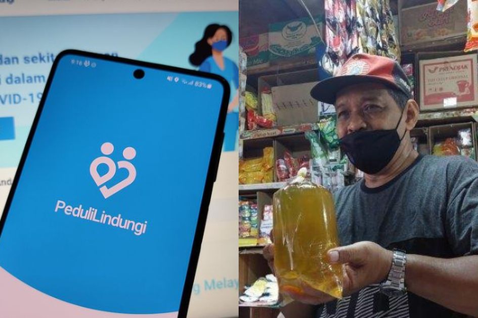 Pembelian minyak goreng curah wajib pakai aplikasi Peduli Lindungi, demikian regulasi teranyar yang diumumkan Menko bidang Kemaritiman dan Investasi Luhut Binsar Pandjaitan pada Jumat (24/06).