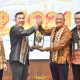 Bupati Pesawaran Dendi Ramadhona saat membuka Pesawaran Investment Promotion (PIP) Tahun 2024 di Gedung T Tower Bank BJB, Jakarta, Jumat 1 Maret 2024
